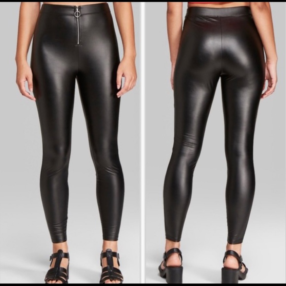 faux leather leggings
